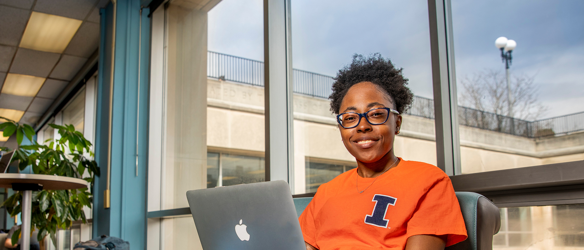 Image of student smiling