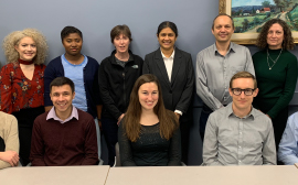 Image of graduate students smiling